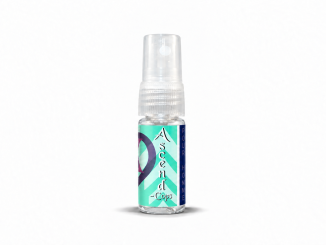 Ascend XS Cops pheromone spray bottle on a white background