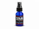 TRUE Pheromones True Love for Men pheromone spray in a cobalt-blue 30 mL bottle with black spray nozzle, clear cap, and red-accented label.