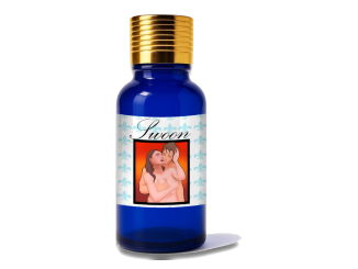 Blue bottle of Swoon Pheromone Oil by Pheromone Treasures